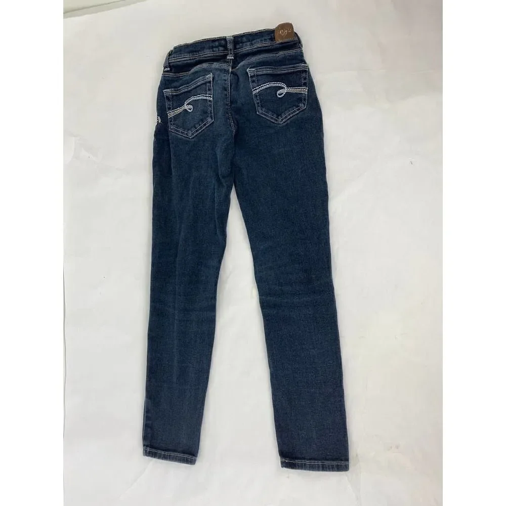 Justice Low Rise Skinny Jeans Stretch - Girls Size 10